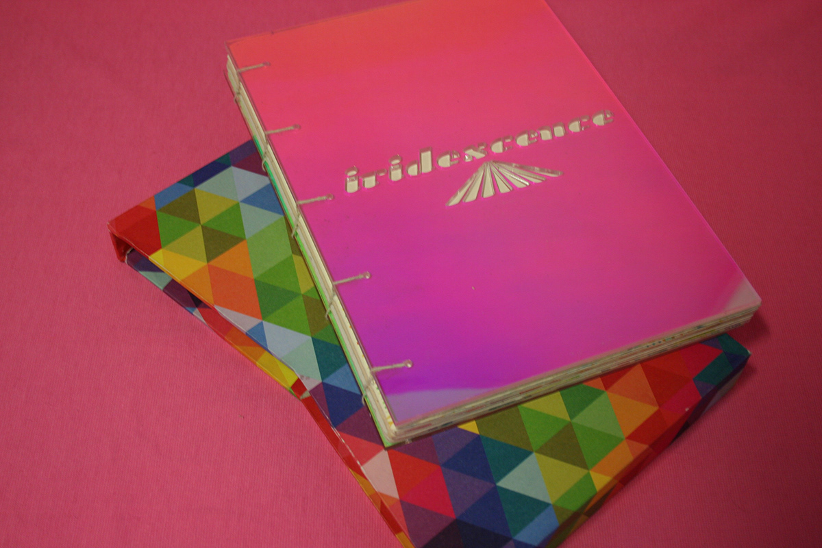 book books Iridescence rainbow color identity