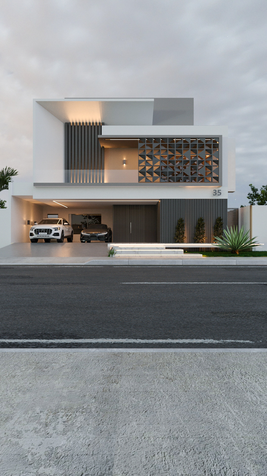 ARQUITETURA design facade home