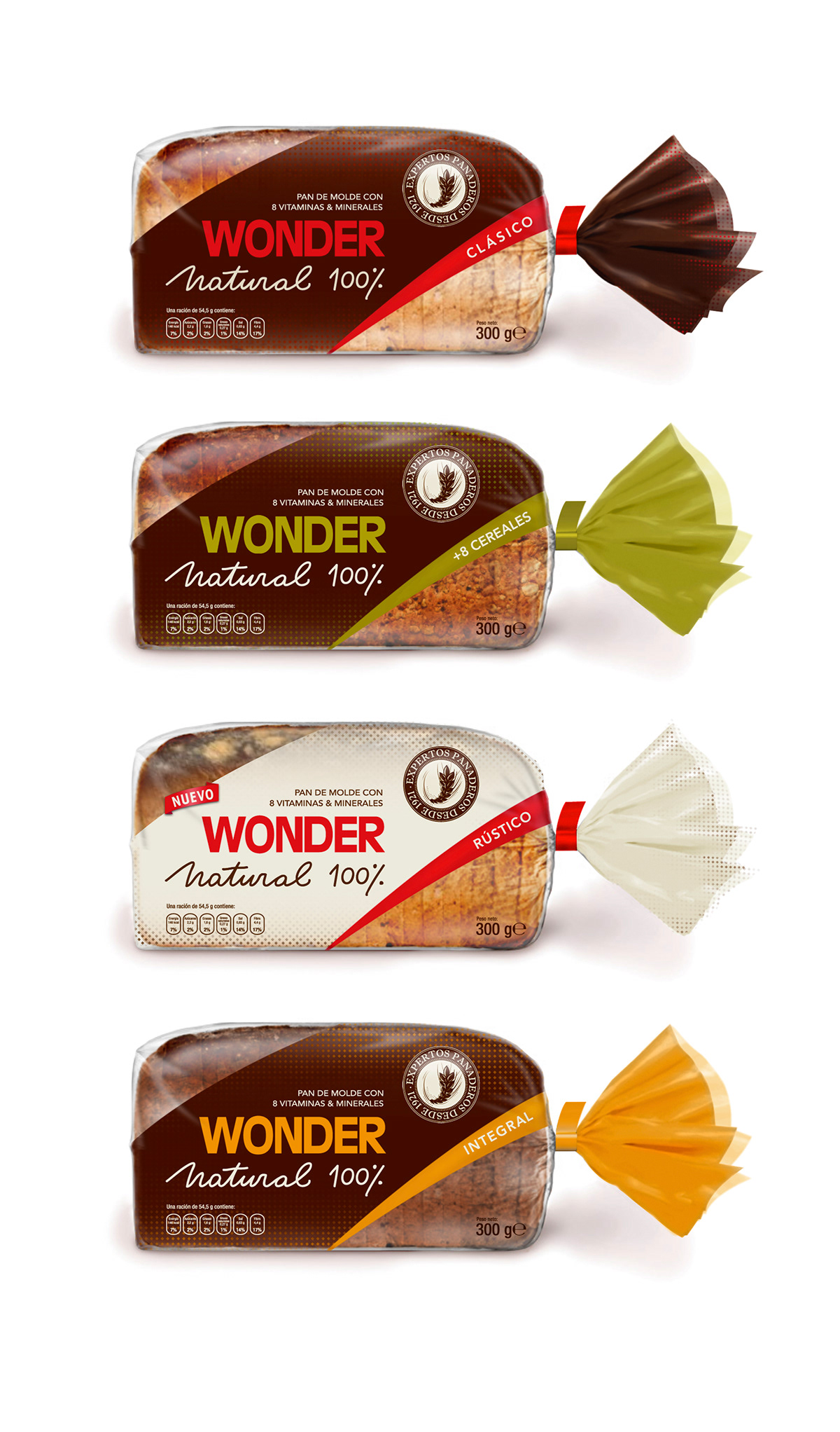 bread Mas consumer packaging wonder Spain Market Packaging redesign Pan de molde Loaf of Bread Gran Consumo rediseño