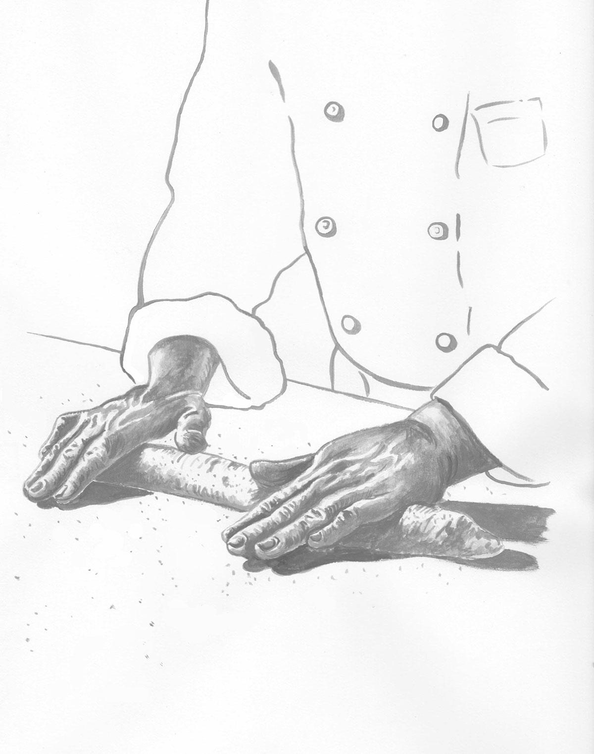 cook Cook Book illustration cook bread chef KITCHEN ILLUSTRATION food illustration Food 
