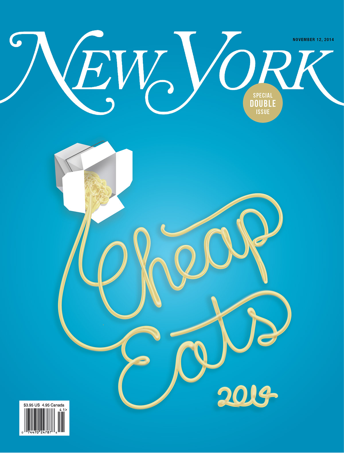 New York magazine cover Cheap Eats New York Magazine charlotte harrison sva Food  noodles