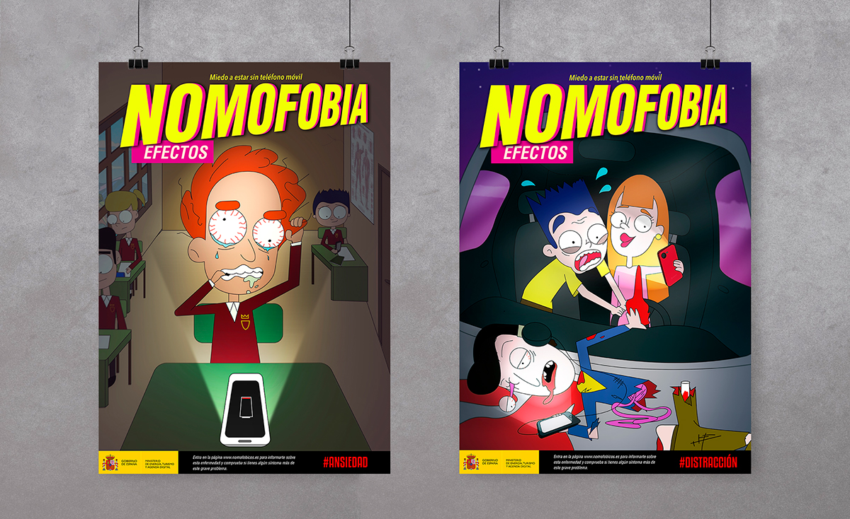 nomofobia phone addict drug rickandmorty disney pixar cartoon animation 