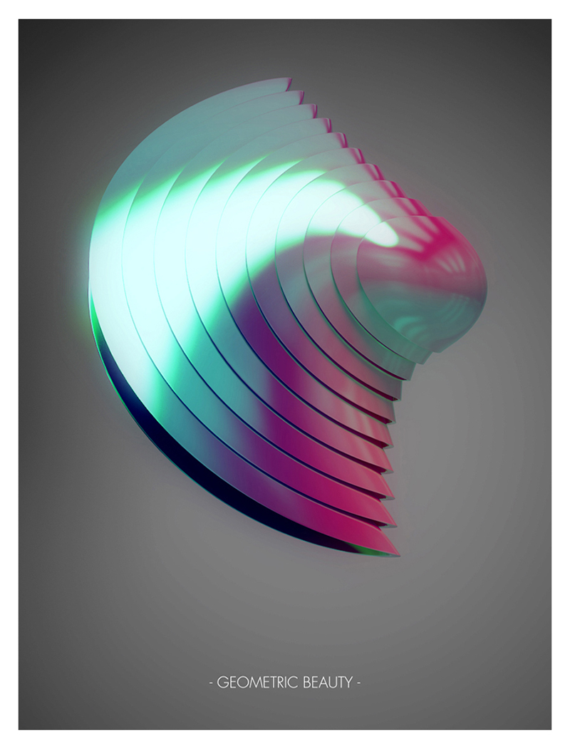3D design graphicdesign digitalart art piacentino beauty geometric shell snail