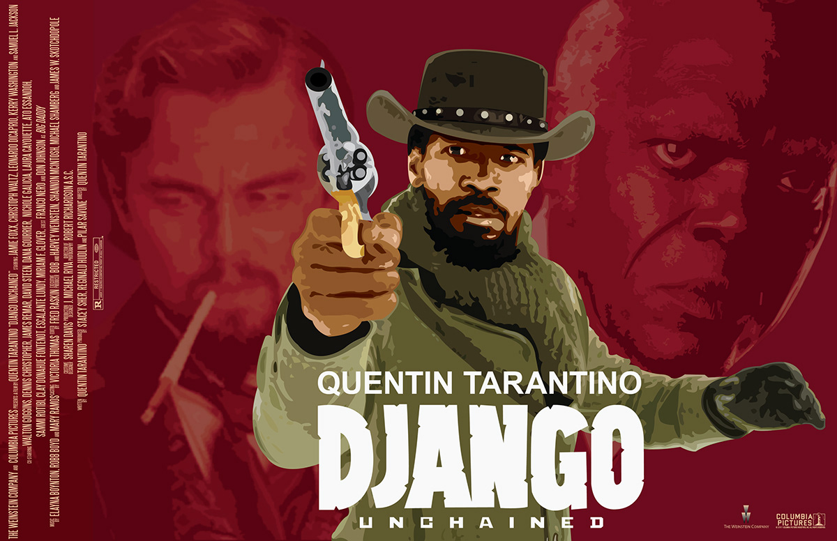 Django Uncahined movie poster western Quentin Tarantino