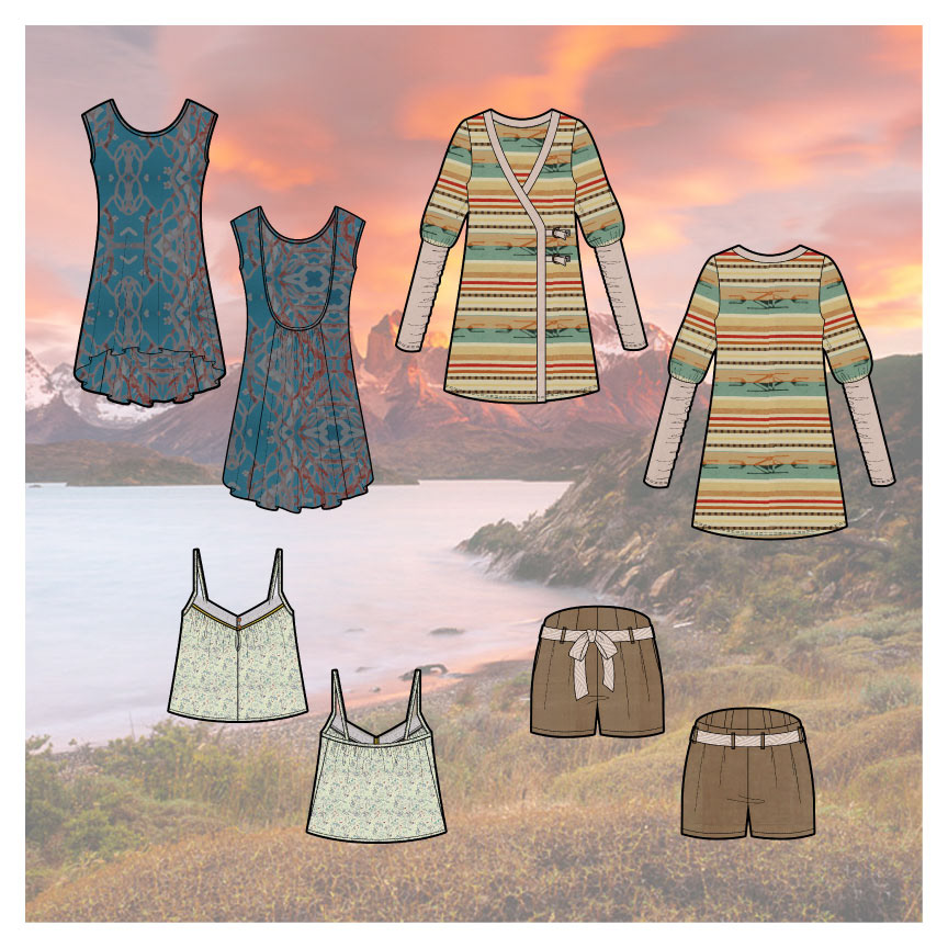 Peasant tribal costume sketch texture pattern apparel accessory design portfolio design journal