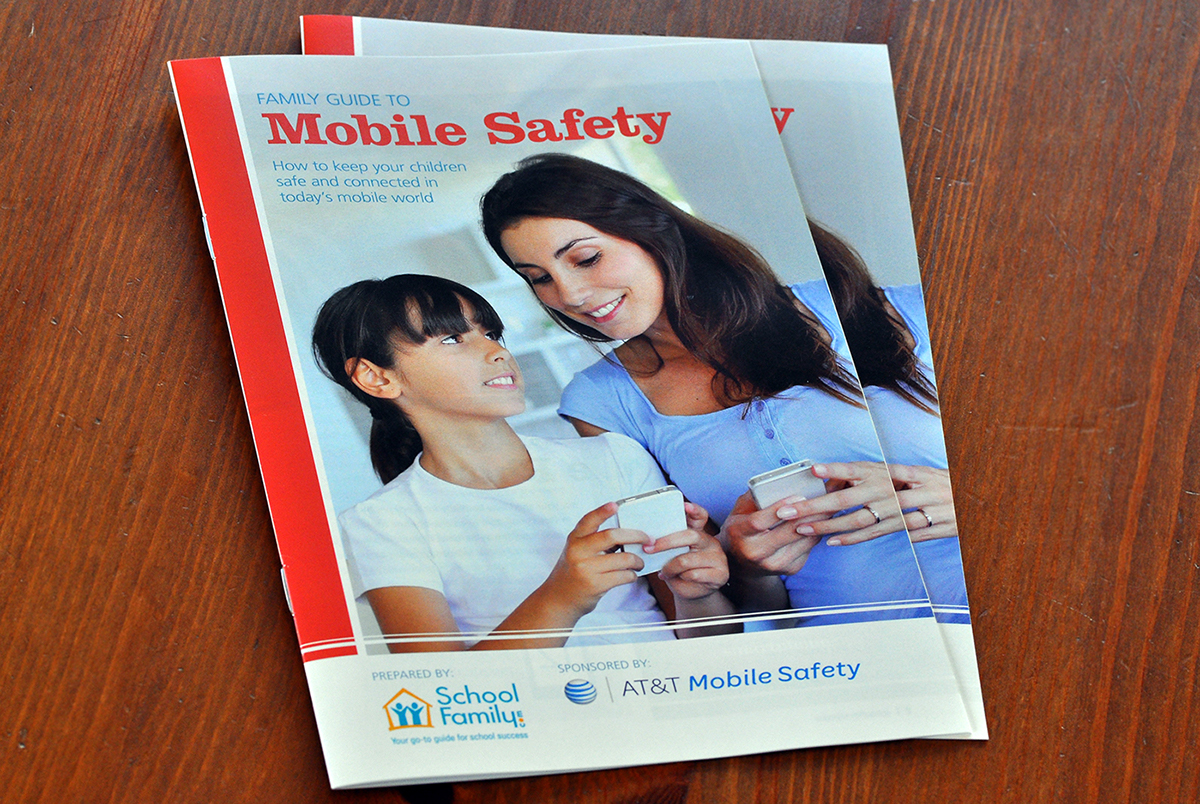 Adobe Portfolio print AT&T mobile safety kids cell phone design
