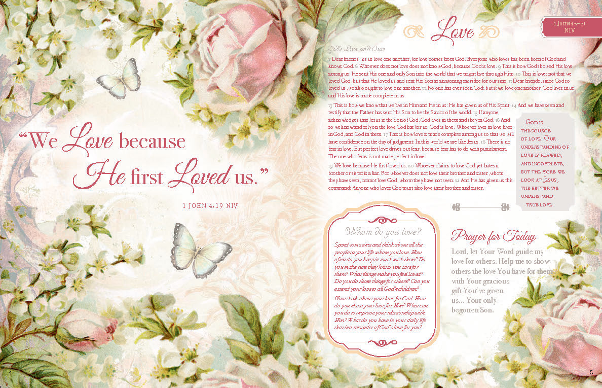 Boys Town devotional journnal page layout typography  
