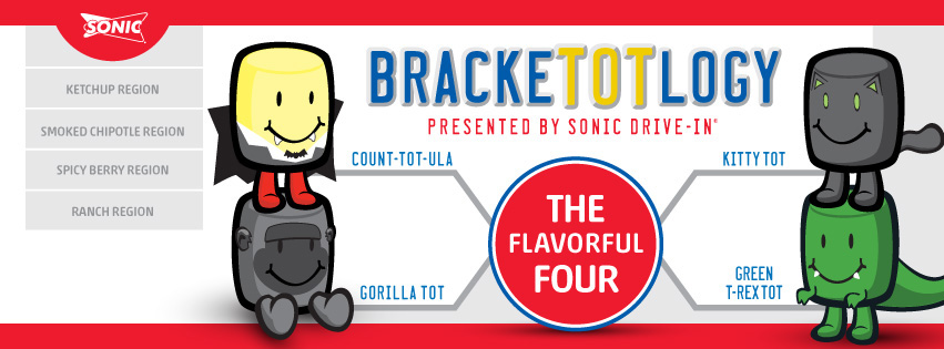 sonic drive-in  SOCIAL MEDIA march madness  BrackeTOTlogy