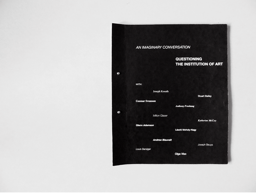 editorial design joseph kosuth education of art art education art