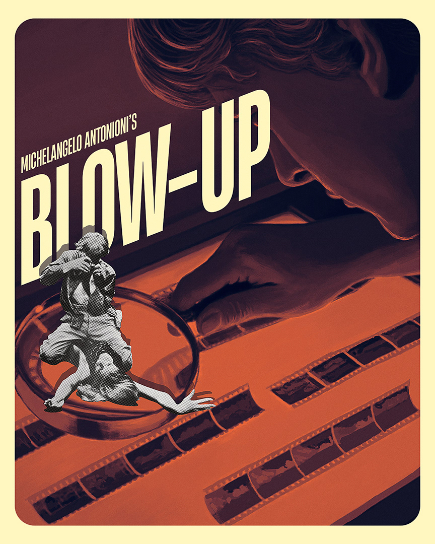alternative poster Blow-up blowup blowup 1966 collage poster Digital Art  michelangelo antonioni poster art Poster Design vintage poster