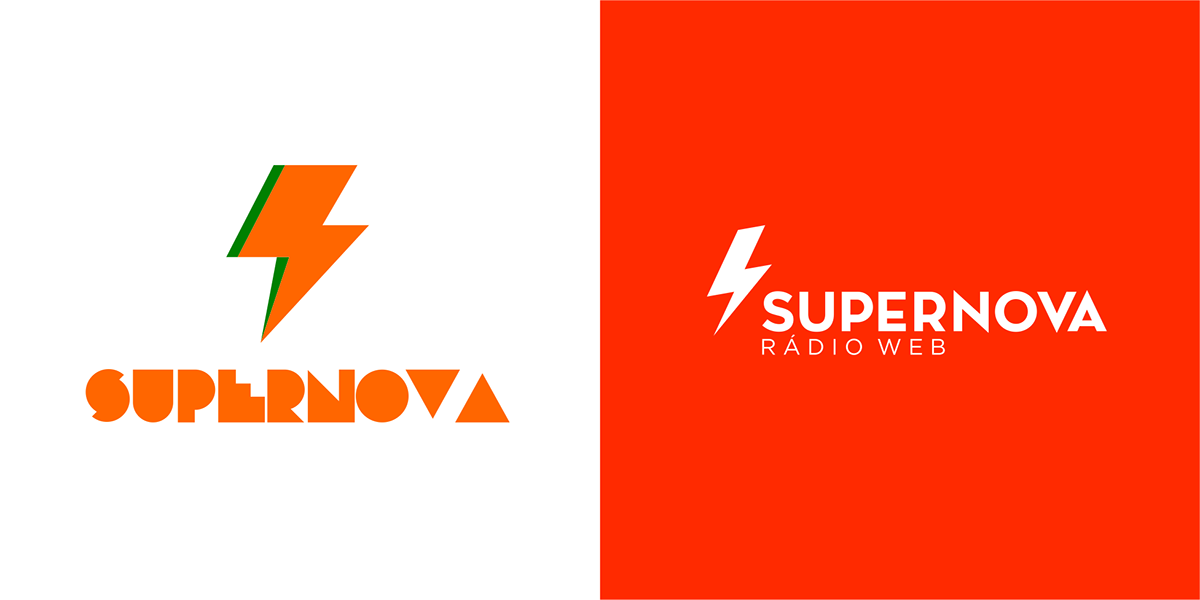 Supernova Rádio Web Radio brand Patterns icons