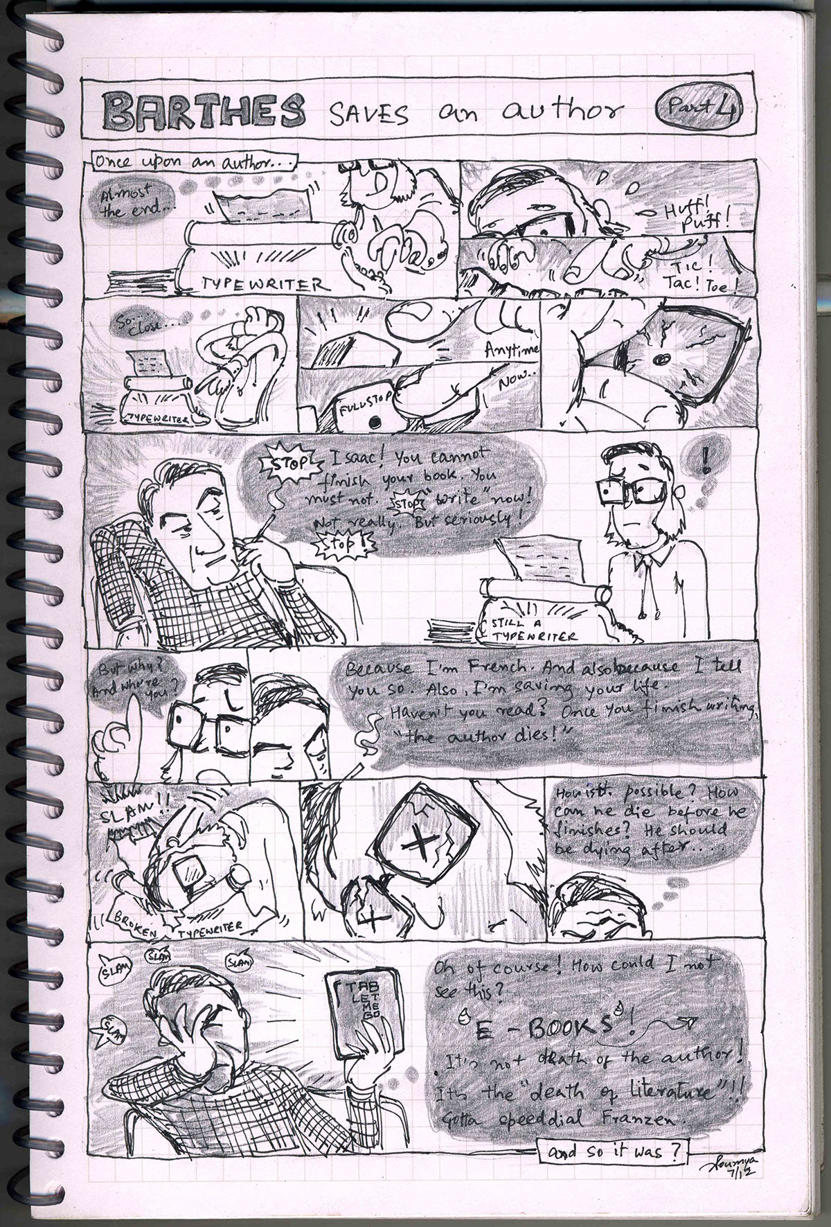 comic strip comics satire comedy  hand drawn TRADITIONAL ART literature