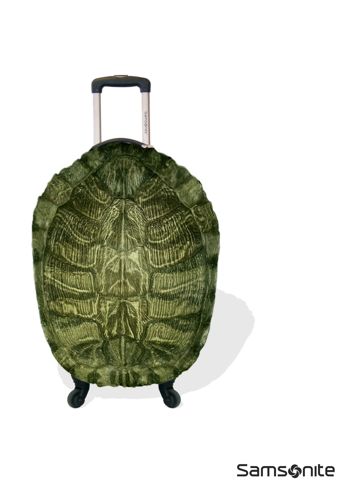 samsonite suitcace solid Turtle shell