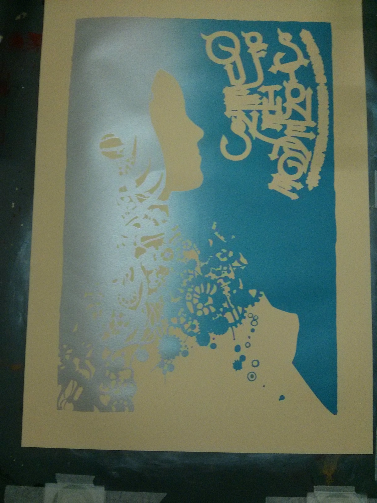 queensofthestoneage handmade posters