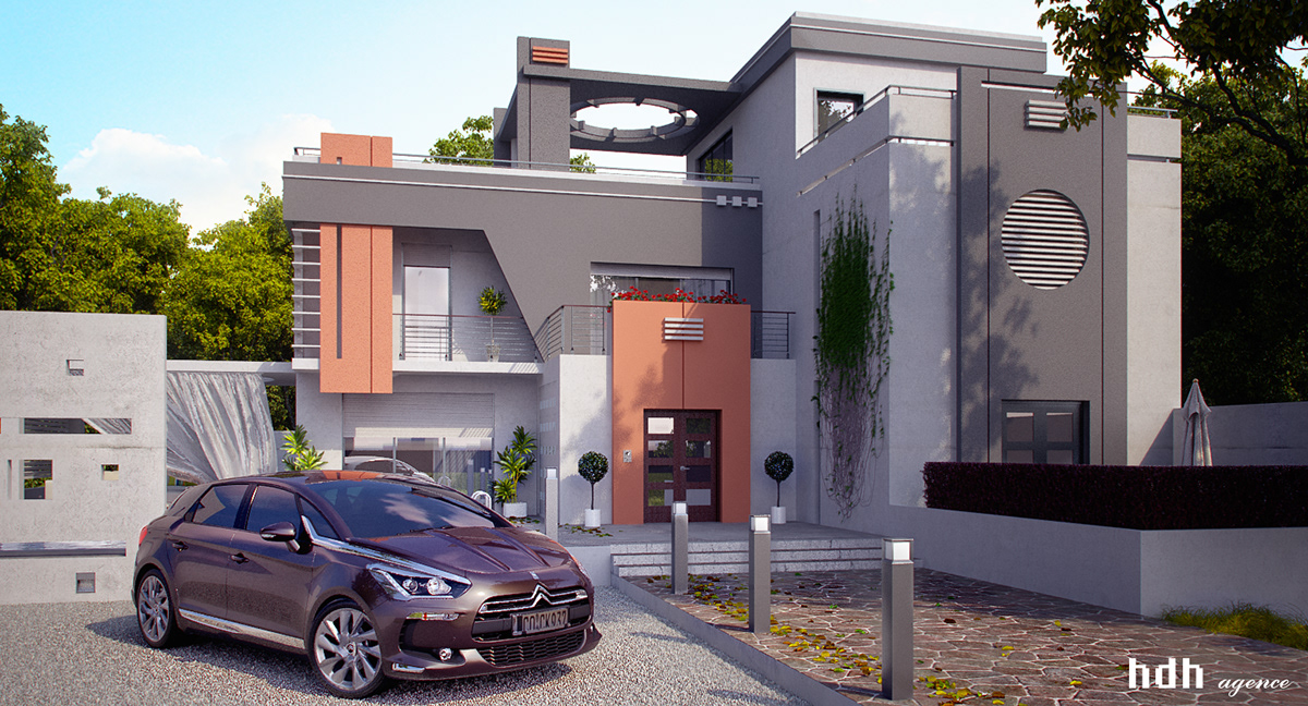 ArchiCAD 3ds max vray photoshop