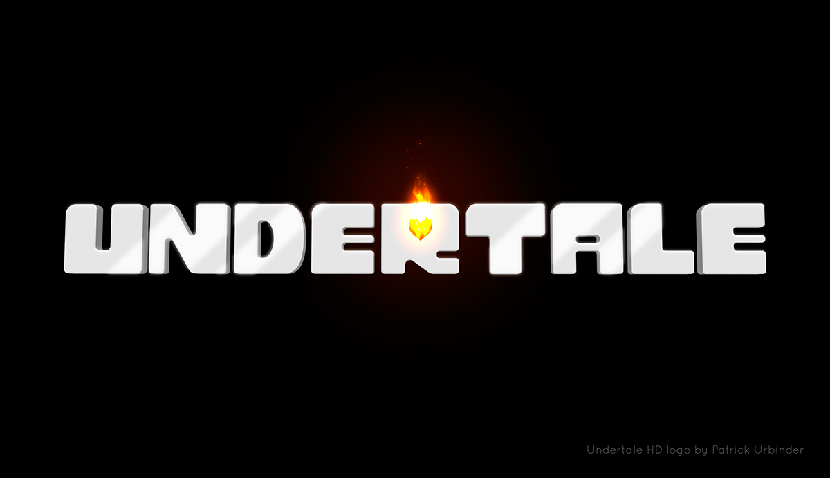 undertale Title HD remake fanart Undertale Fanart logo text font