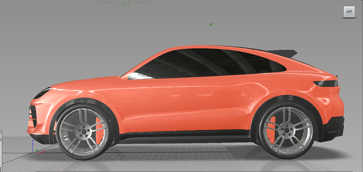 autodesk alias ClassASurfacing Nurbs Modeling Porsche cayennecoupe porschecayennecoupe portfolio