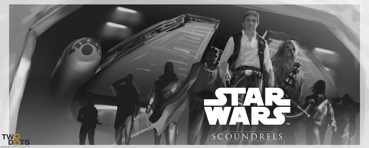 star wars book cover Scoundrels Han Solo Chewbacca Sci Fi Lucasfilm cover starship jedi