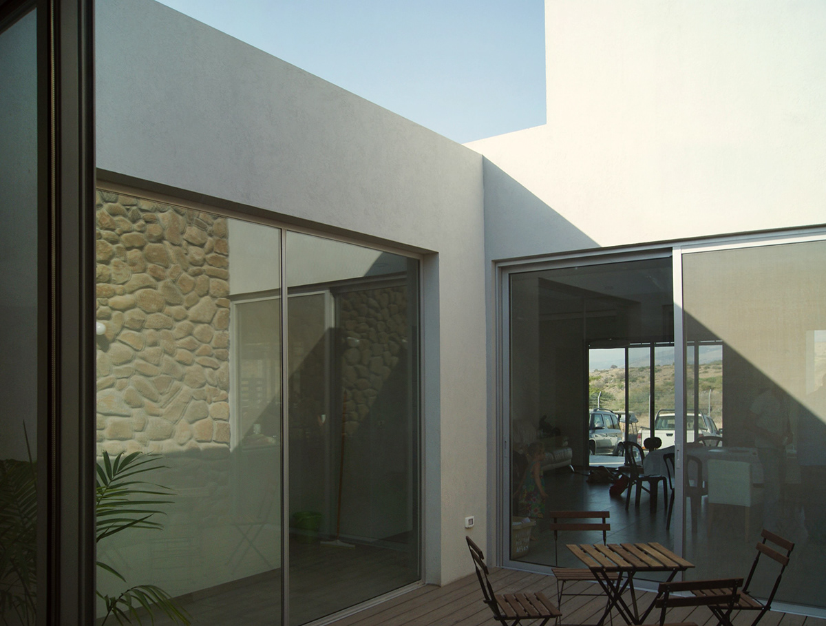 housing israel private home stone White light Residence
