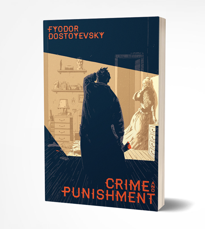 book cover crime punishment Dostoyevsky