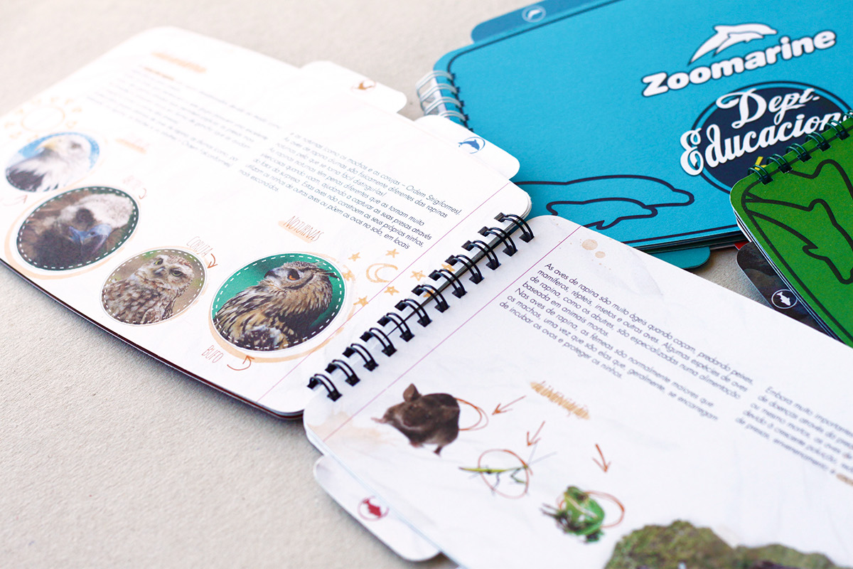 darioviegas dario viegas zoomarine book educational Booklet recicle kids Fun activities