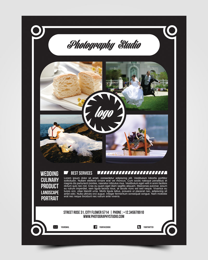 graphicriver sale graphicriver flyer flyer template photography flyer photo photographer minimal clean