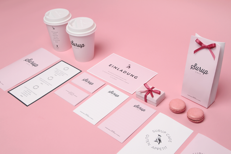 cakes bakery cafe pink Paper Cup female macaroons beauty glamour soft gentle coffee to go desserts simple minimal