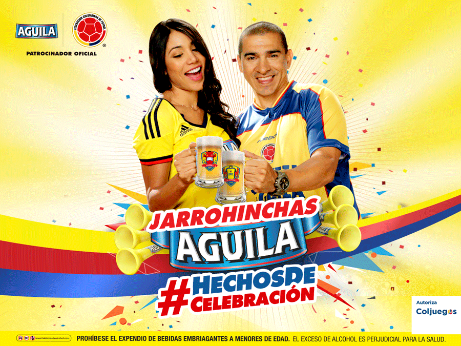 jarrohinchas cerveza aguila Cerveza Aguila Seleccion Colombia Futbol digital canvas