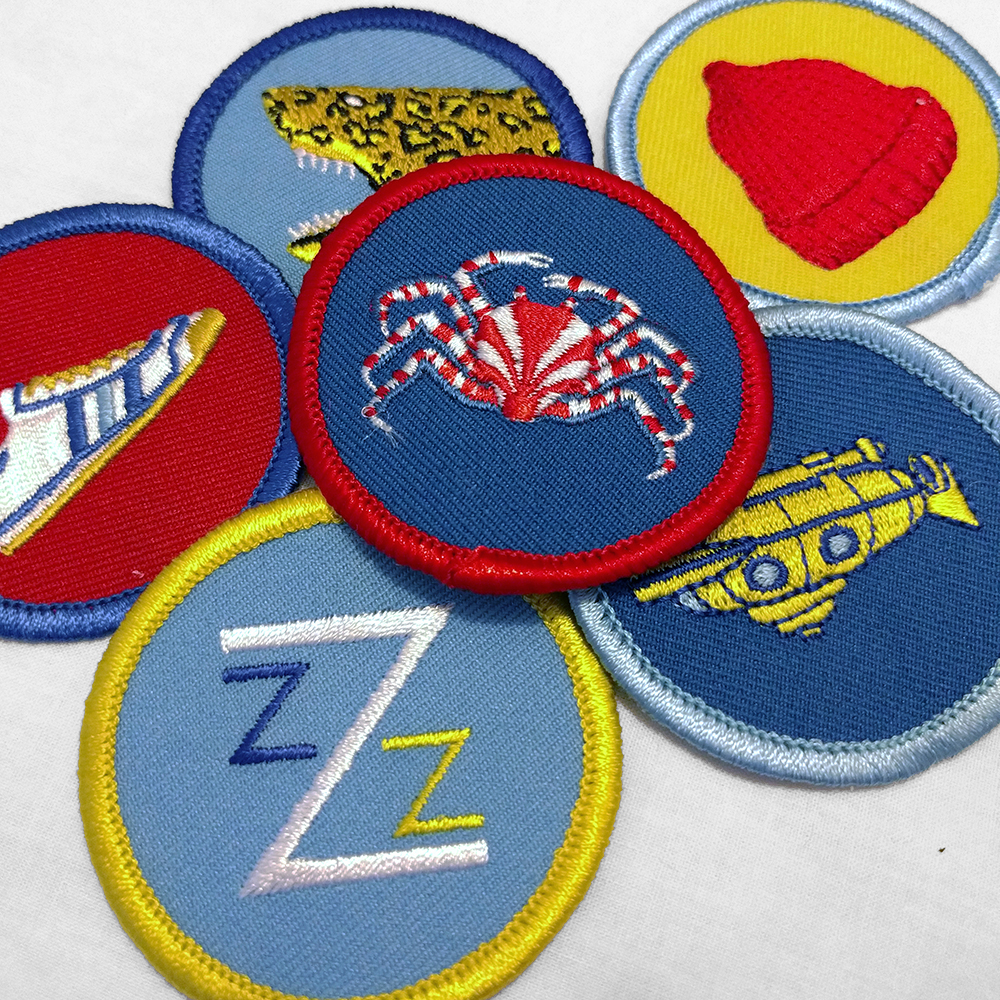 wes anderson scout patch Life Aquatic Moonrise Kingdom tenebaums badge Grand Budapest embroidered movie