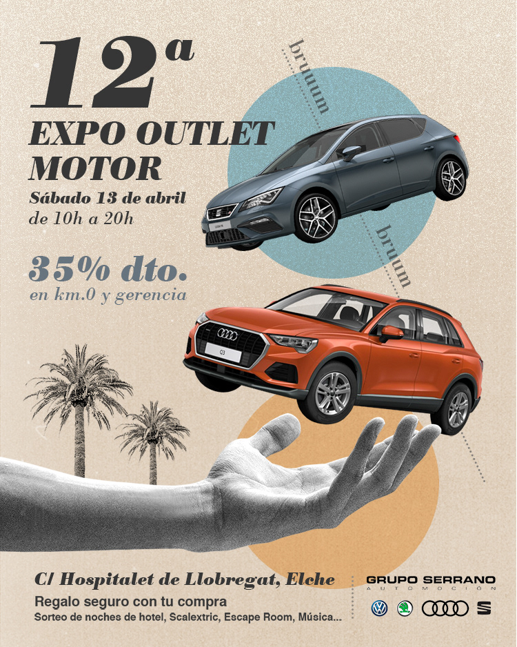 expo outlet car Motor design poster