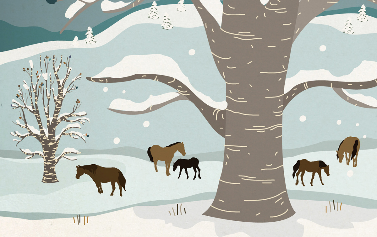 mnj trees by mnj MANJA LEKIC  2012 leto hladim jesen hranim zimu grejem prolece veselim  ilustration trees by manja manja lekic illustration