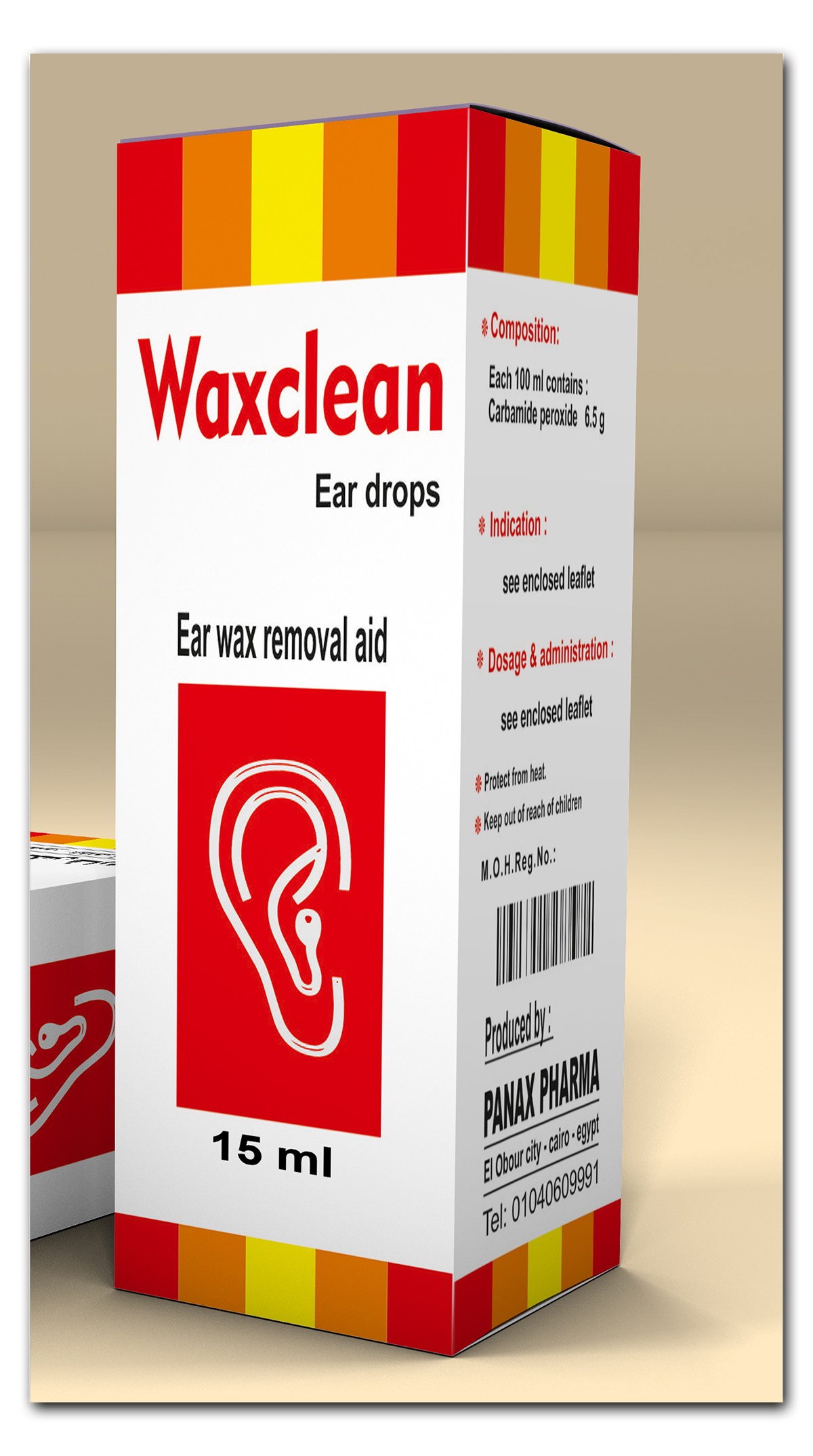 Packaging Waxclean packaging box Waxclean  mohamed Designer aooloon aooloon Designer