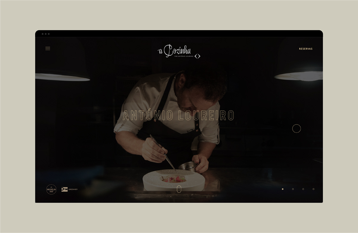 chef Experience Figma Food  greenkey guimarães Mechelin restaurants restaurant UI/UX Website