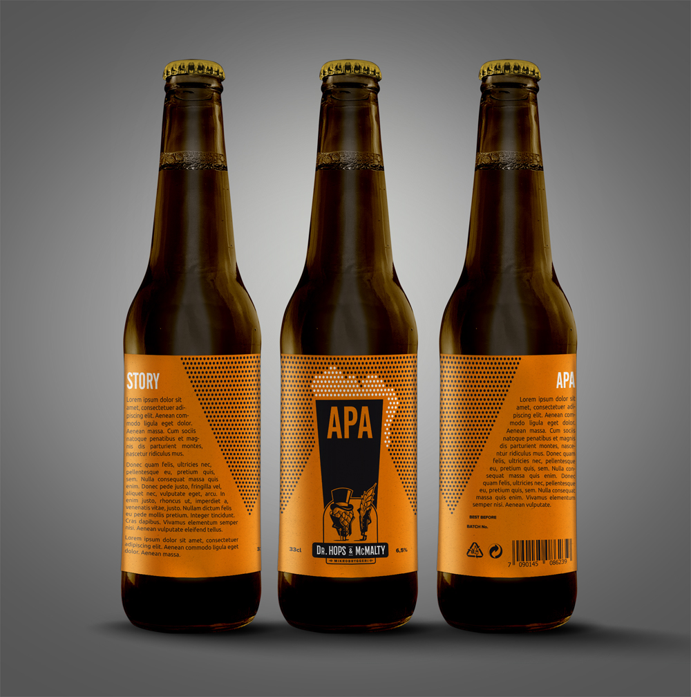 beer beverage bottle Label label design packaging design