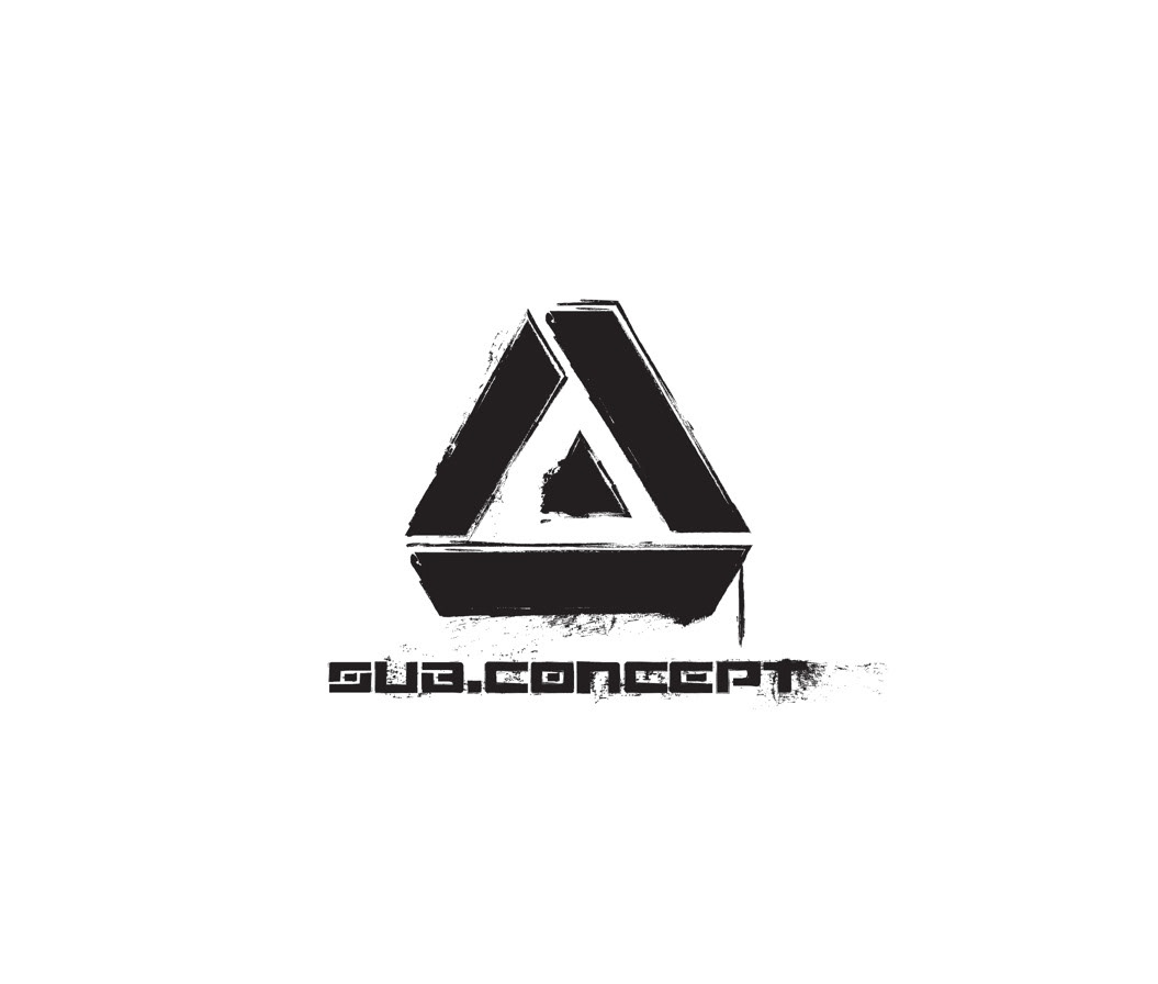 subconcept Cover CD DnB art Style Project photo brand t-shirt stencil broked glass logo spray