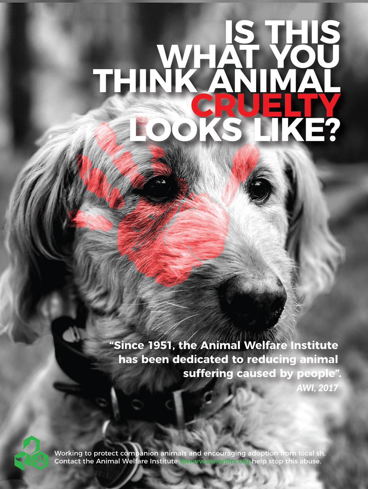 Animal Welfare Institute Testimonial Ad on Behance