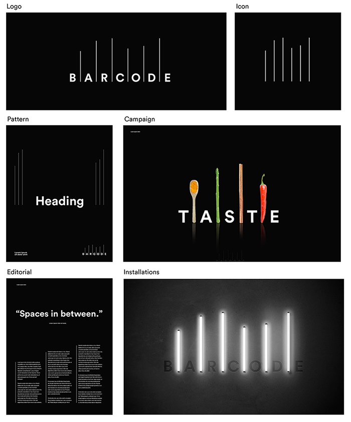 identity oslo barcode logo system flexibile city Urban norway