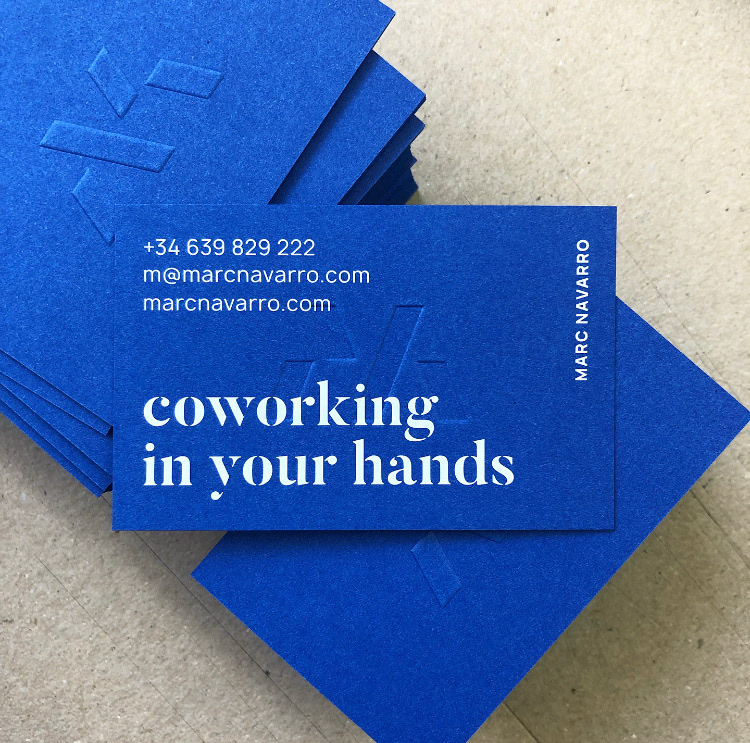screen printed business cards
