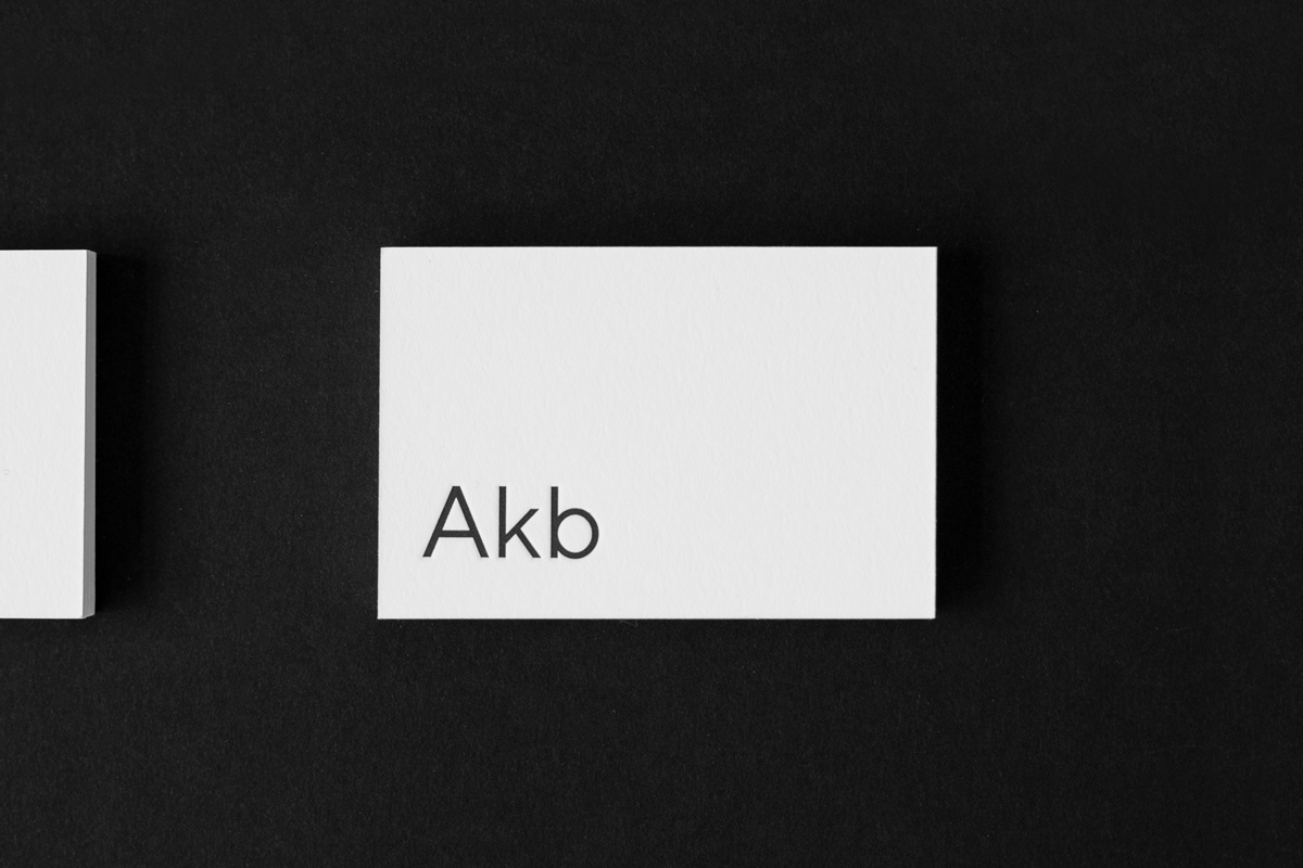Akb Architects vanderbrand branding  architecture modern architecture minimal brand identity logo wordmark graphic design 