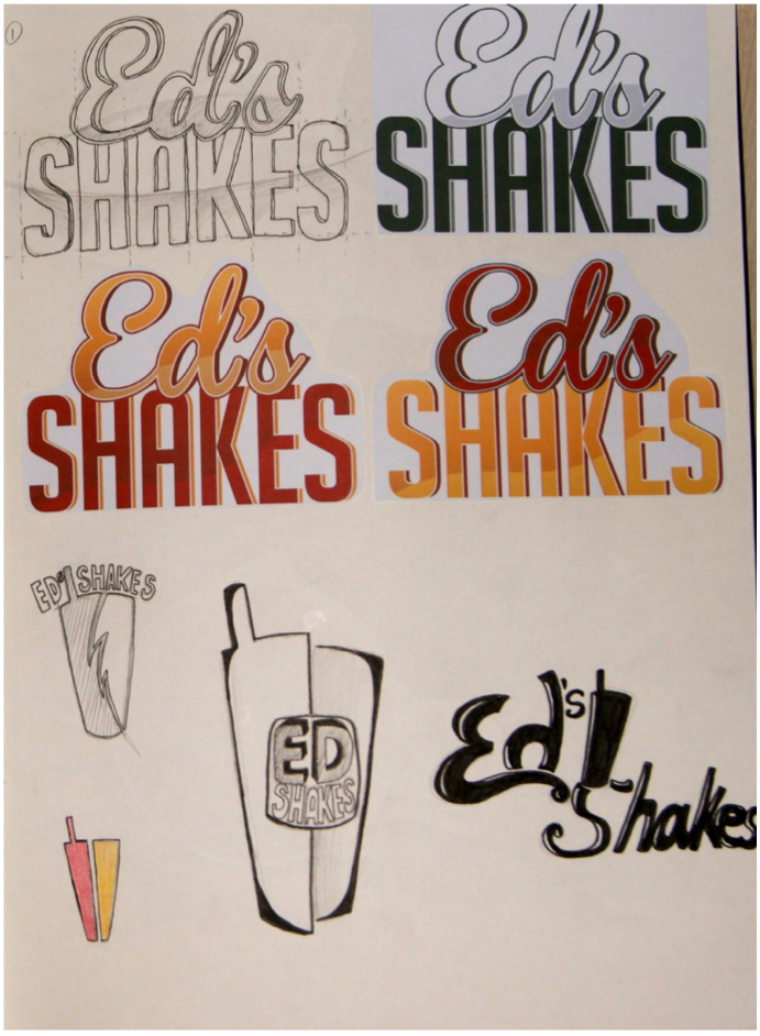 Vik kainth vkdesigns graphics Icon eds shakes milkshake digital Flavours Global diner american indian mexian