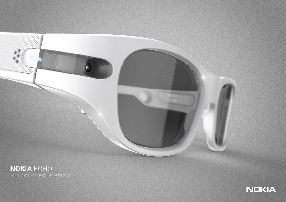 nokia Wearable Technology Wearable AR ux smart product productdesign industrialdesign glasses smartglasses