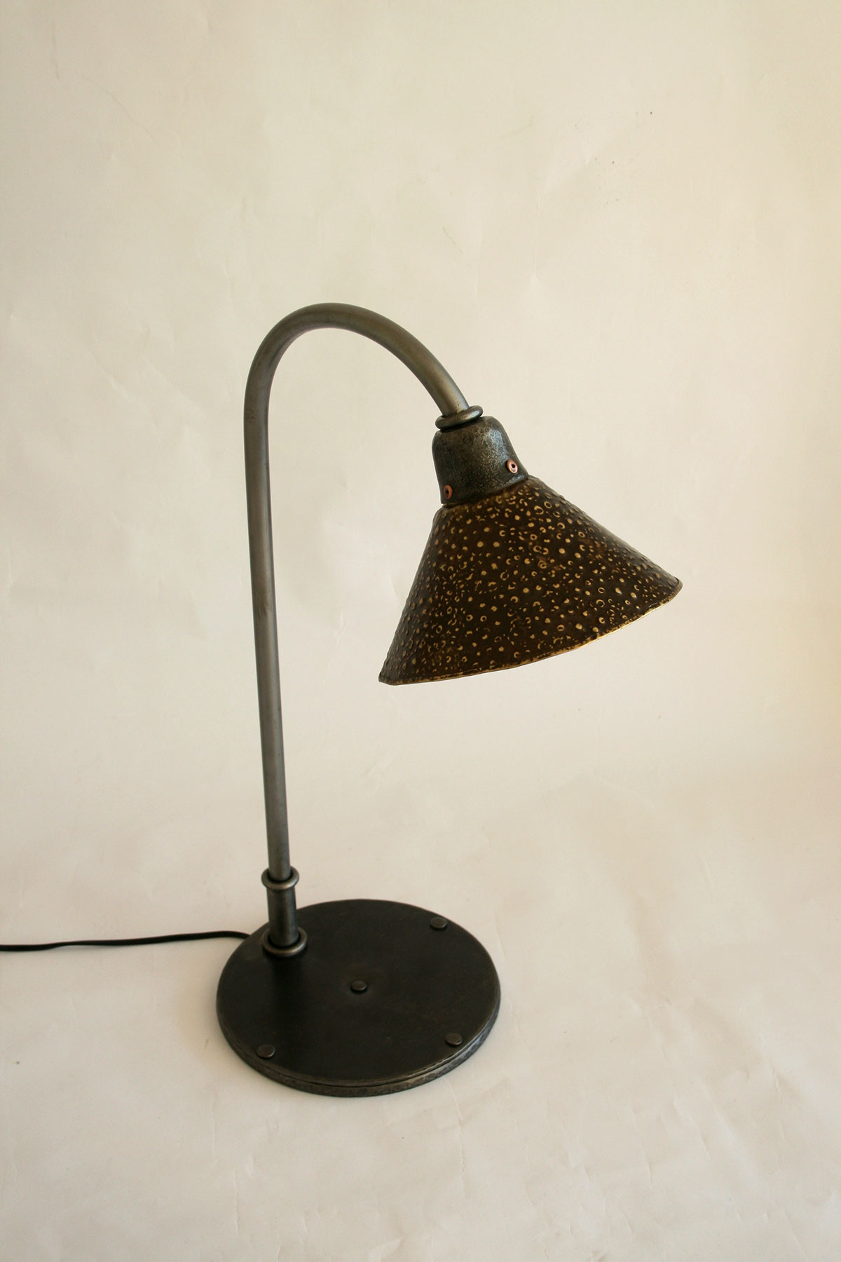 Desk lamp iron lamp brass