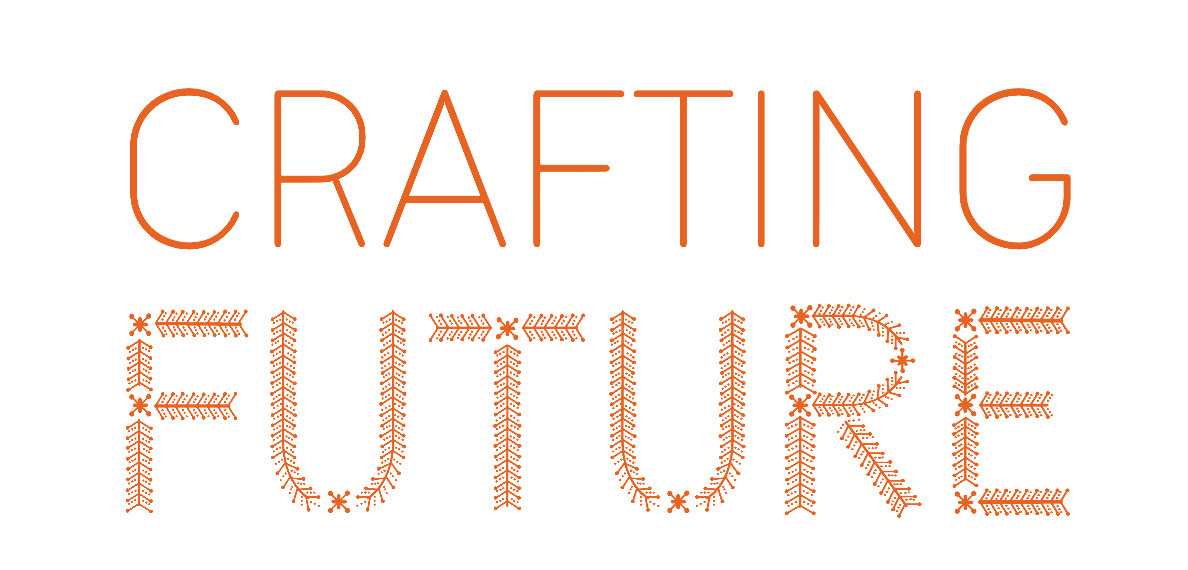 craft Logo Design typography   Crafting future Decorative logo detailed logo diagonals intricate