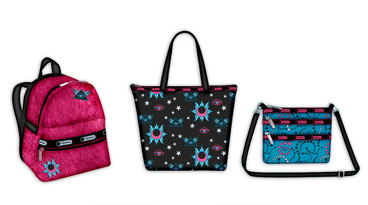 Le Sportsac accessories print pattern surface design