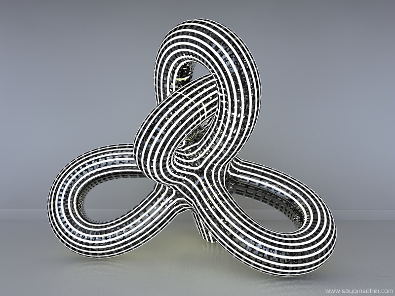 rapid Prototyping 3D sculpture inslattation abstract