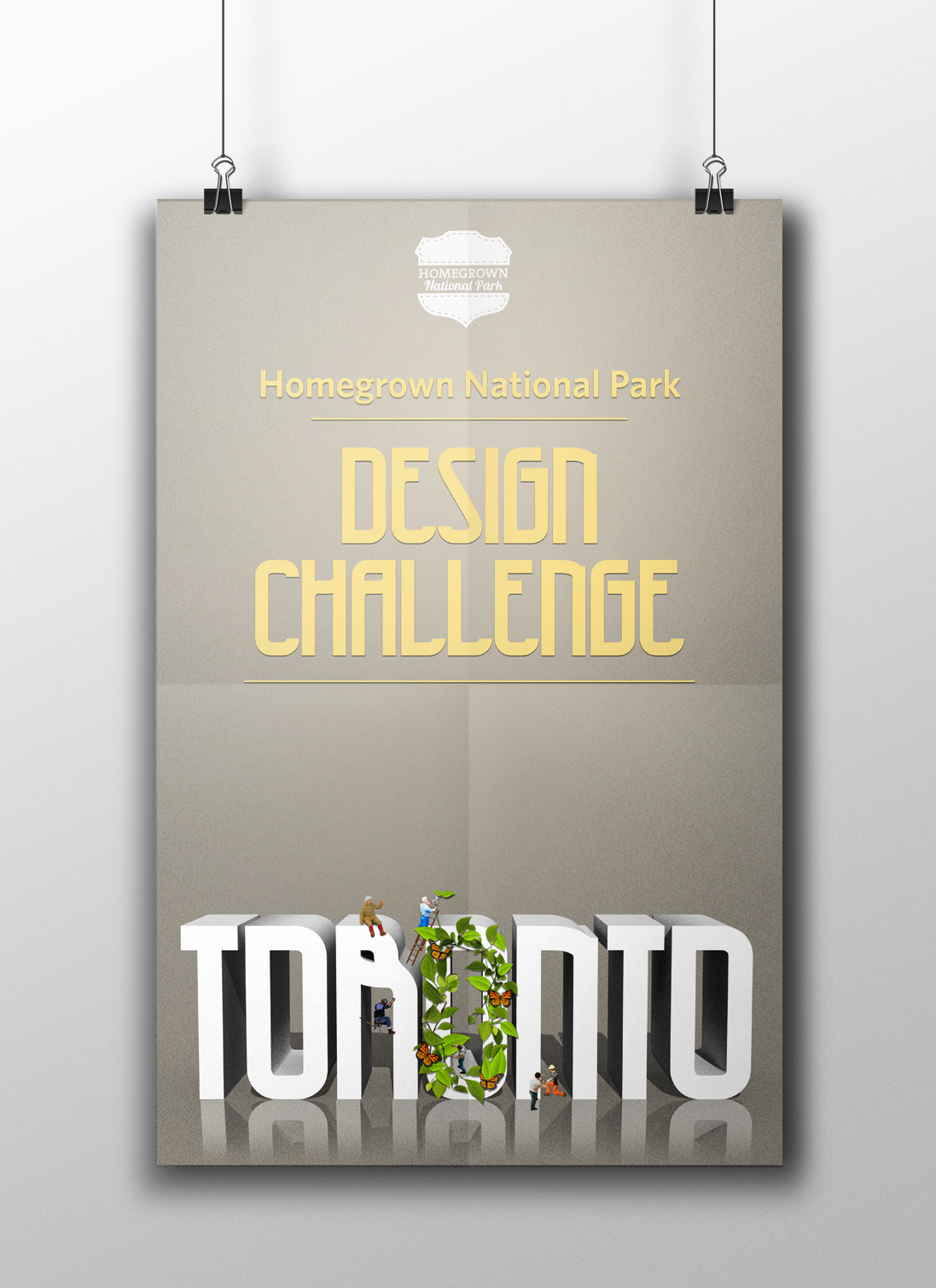 Nature poster george brown college david suzuki Toronto wise-ass designs