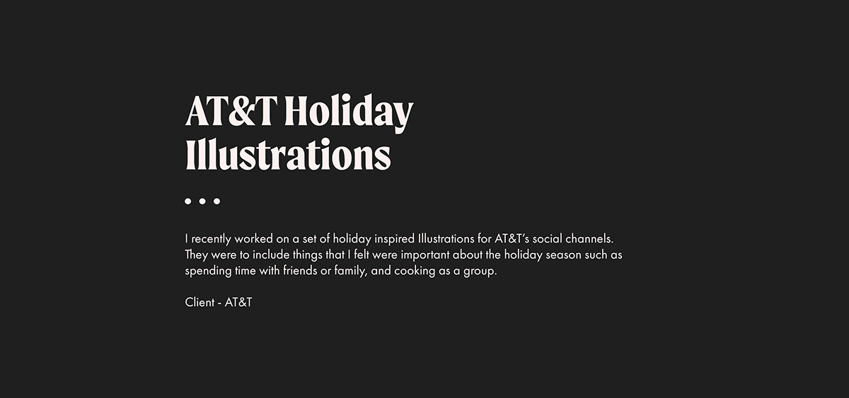 AT&T Character design  Colourful  digital illustration holidays ILLUSTRATION  seasonal design Procreate