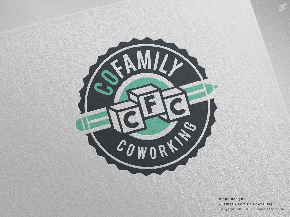coworking explainer video granada family logo poster Business Cards Adobe Portfolio