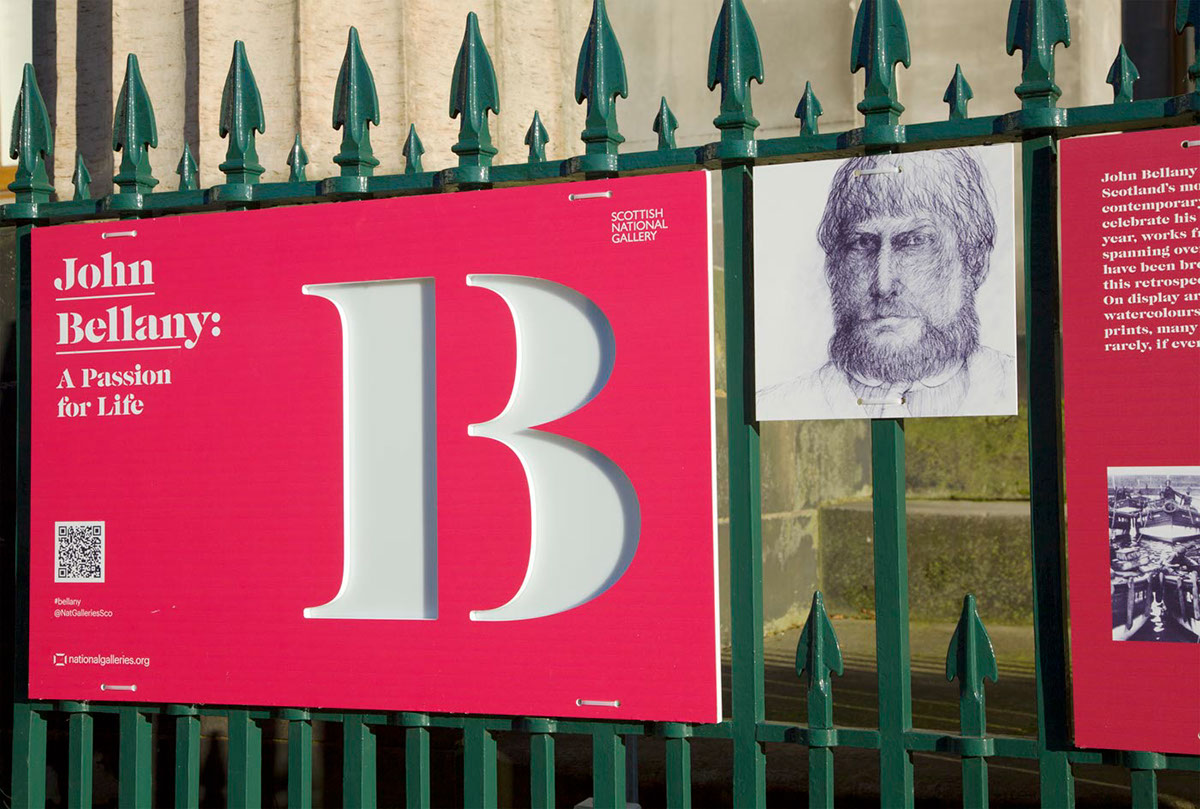 Bellany national galleries Exhibition  fine art identity