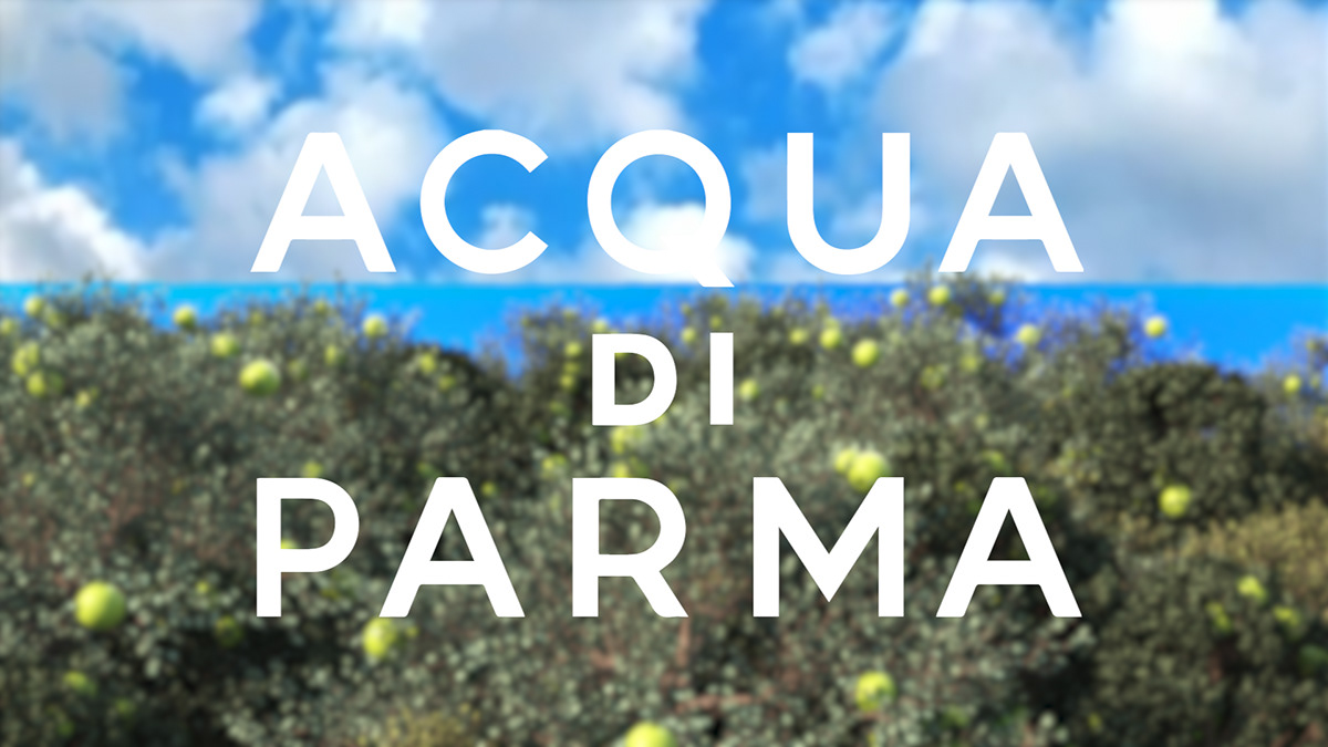 Fragrance perfume cinema 4d 3D Acqua di Parma